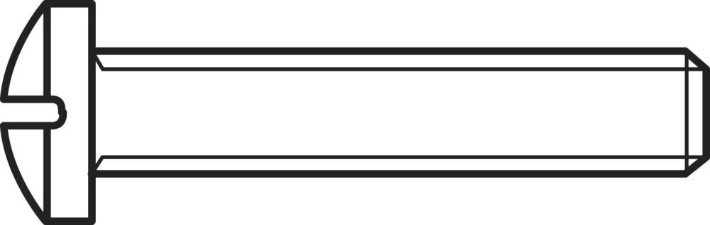 PAN vijak TOOLCRAFT, križni, M5, 20mm, DIN 7985, galvanizirani čelik, 100 komada slika
