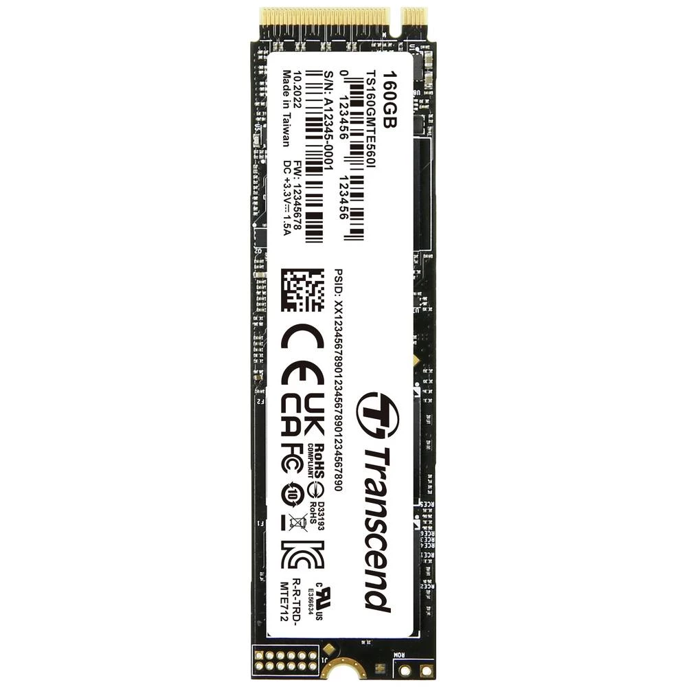 Transcend MTE560I 160 GB unutarnji M.2 PCIe NVMe SSD 2280 PCIe NVMe 4.0 x4 #####Industrial TS160GMTE560I slika