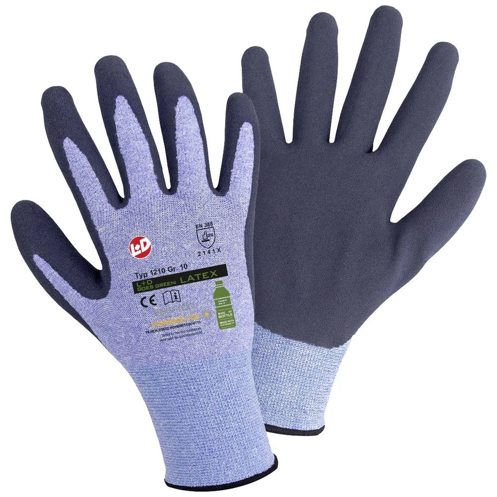Leipold Doehle goes green 1210-10 lateks fine pletene rukavice Veličina (Rukavice): 10 EN 388:2016+A1:2018, EN 21420:202 slika