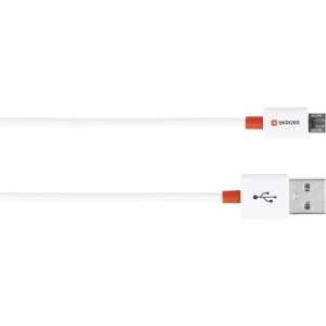 Skross USB kabel USB 2.0 USB-A utikač, USB-Micro-B utikač 1.00 m bijela slika