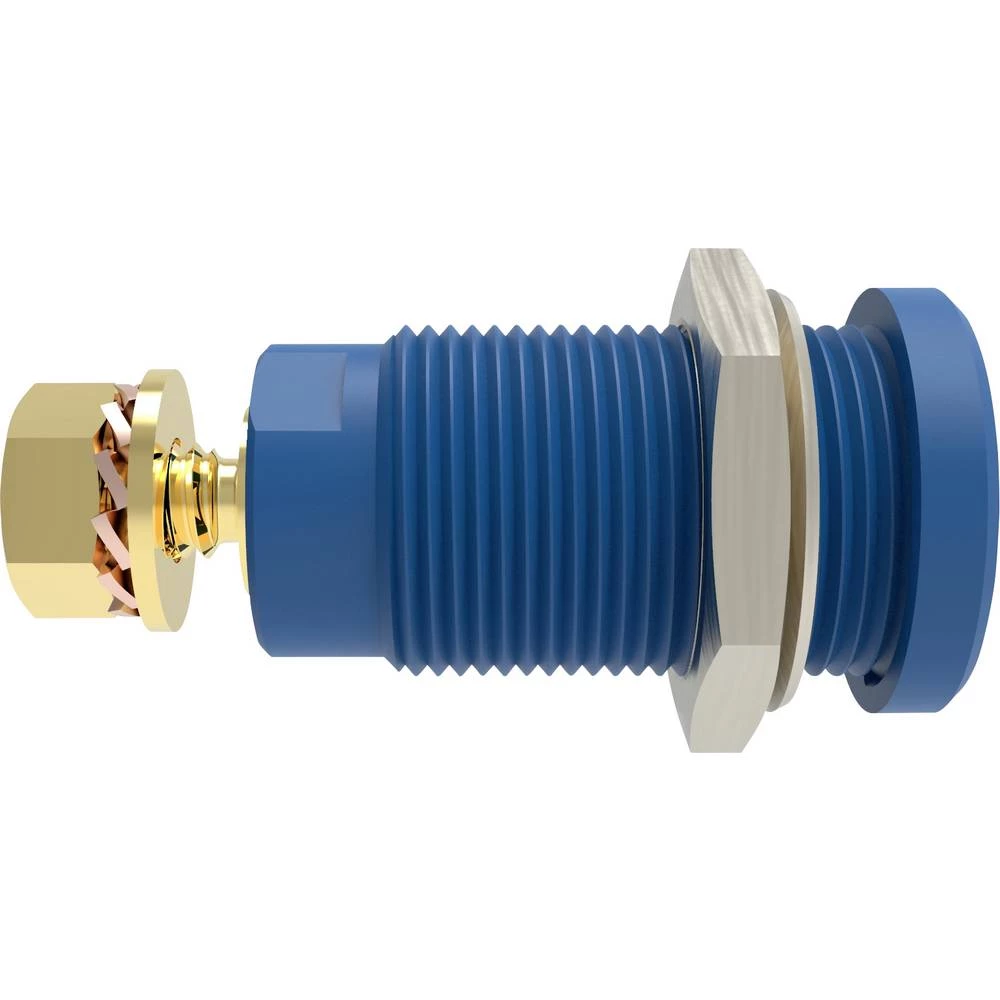 Schützinger DI SEB 9424 Au / BL sigurnosna ugrađena utičnica ravan plava boja 1 St. slika