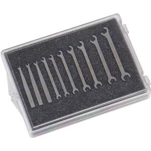 mikro viljuškasti ključ 10-dijelni 1 - 4 mm Donau Elektronik Micro-Maulschlüssel-Set 10-tlg. 1-4 mm 980-SET slika