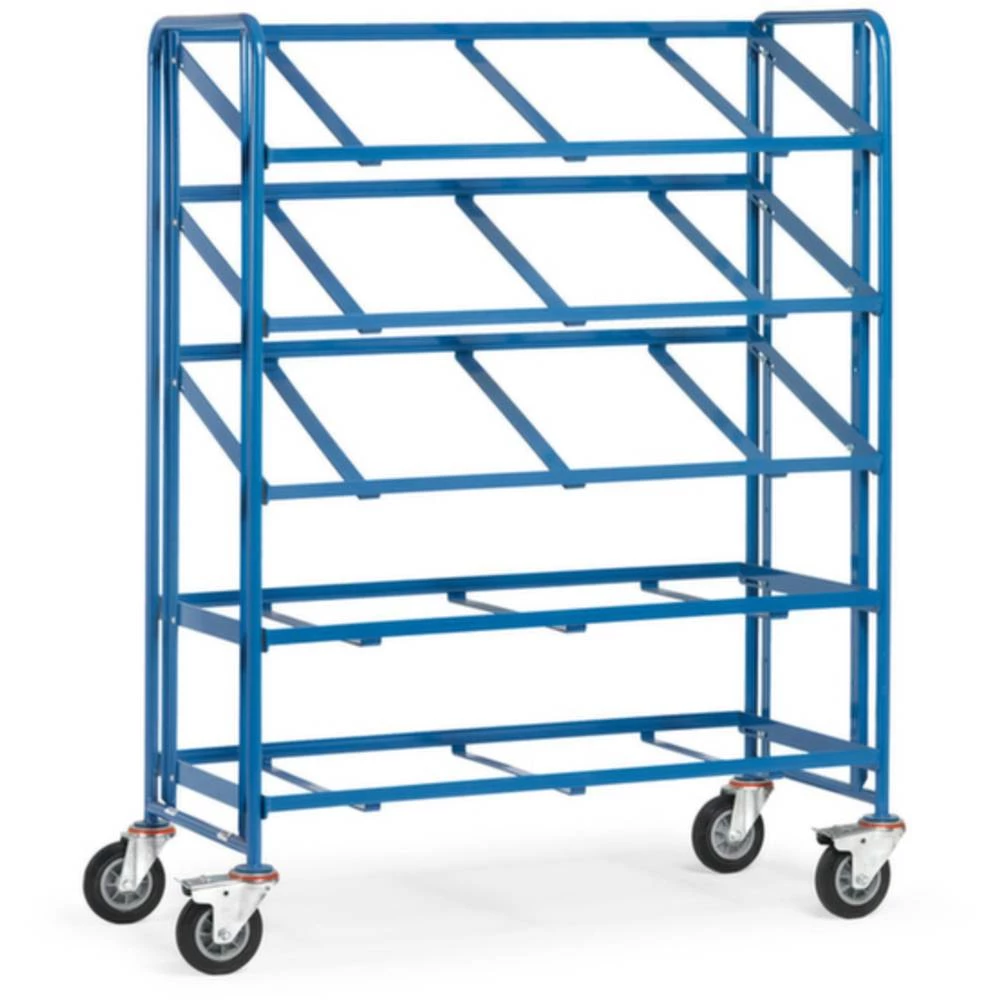 Fetra Hauptartikel 1383 etažna kolica čelik obložen s prahom Opterećenje (maks.): 250 kg briljantno-plava (RAL 5007) boj slika