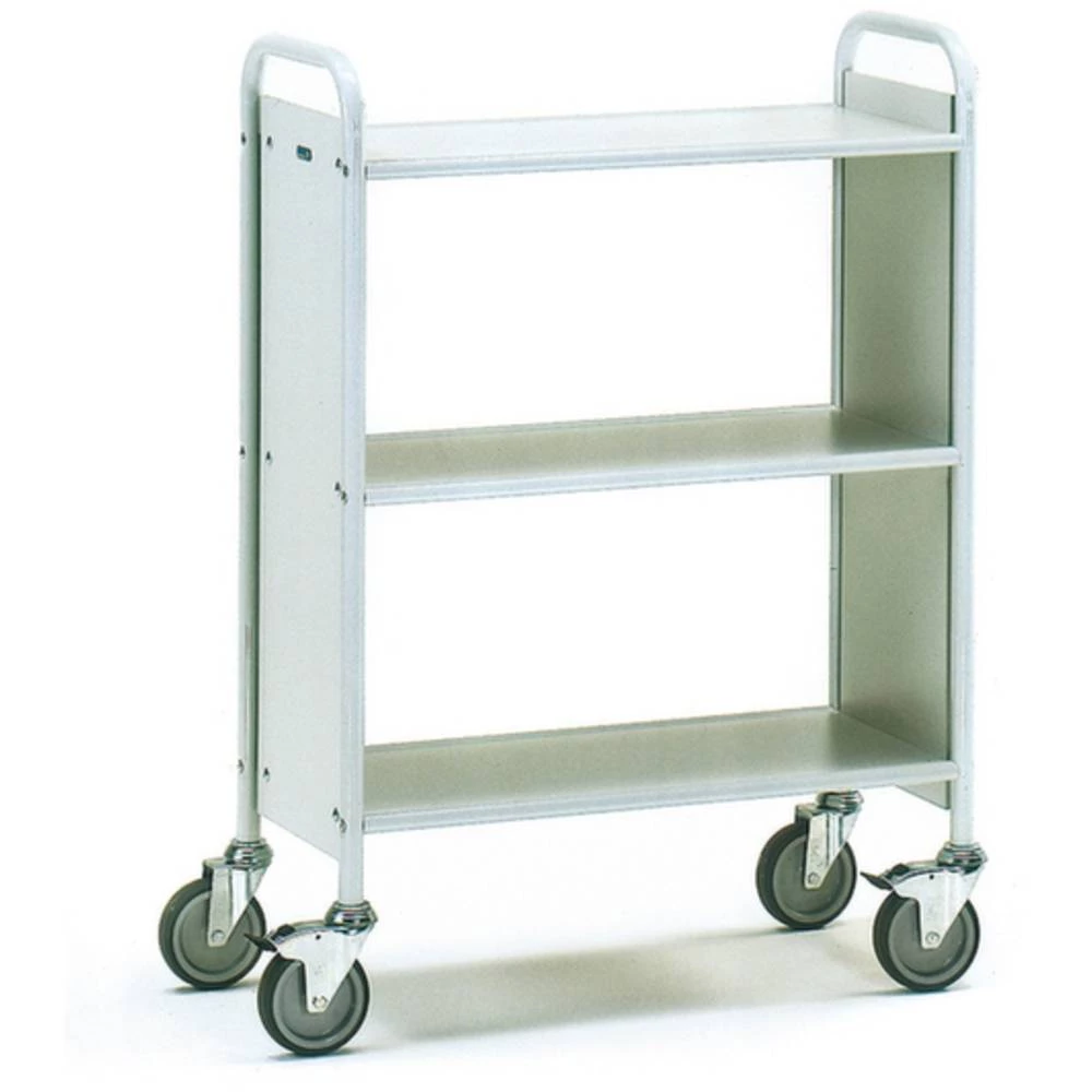 Fetra Hauptartikel 4870 uredska kolica čelik obložen s prahom Opterećenje (maks.): 150 kg svijetlosiva (RAL 7035) slika