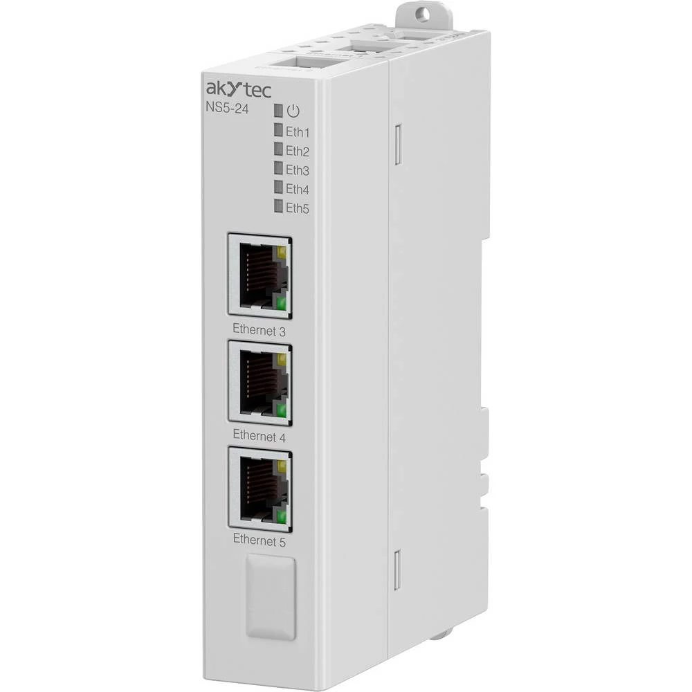 akYtec NS5-24 148567 PLC industrijski eternetski preklopnik 24 V/DC slika