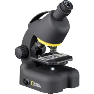 National Geographic 40-640 +Smartphone Adapter mikroskop s prolaznim svjetlom monokularni 640 x iluminirano svjetlo slika