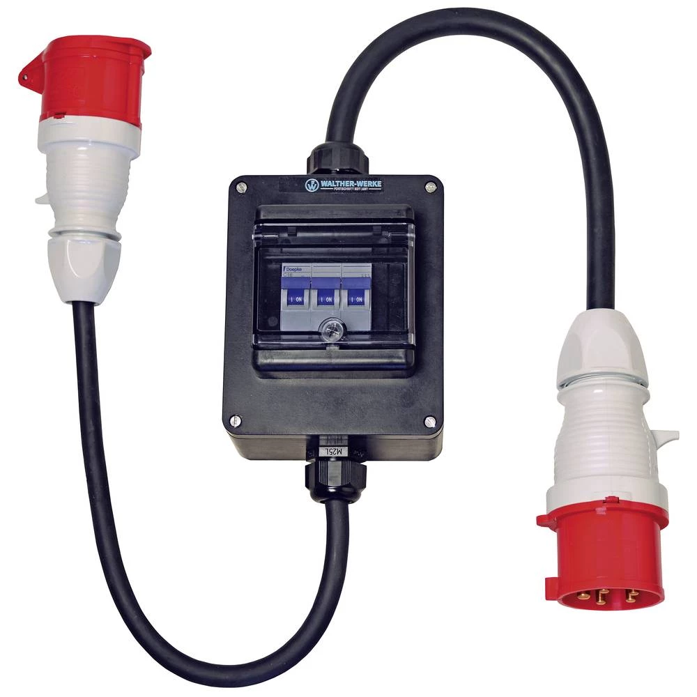 Walther Werke 64Z1101 CEE adapterski kabel 32 A 5-polni 400 V 1 St. slika