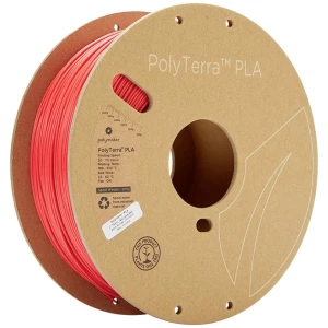 Polymaker 70826 PolyTerra PLA 3D pisač filament PLA  1.75 mm 1000 g crvena (mat)  1 St. slika