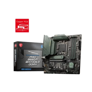 MSI MAG B660M BAZOOKA DDR4 matična ploča Baza Intel® 1700 Faktor oblika (detalji) Micro-ATX Set čipova matične ploče Int slika