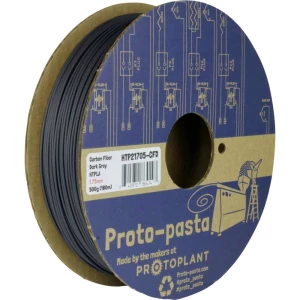 Proto-Pasta HTP21705-CFD Dark Gray Carbon Fiber PLA 3D pisač filament pla 1.75 mm 500 g tamnosiva 1 St. slika