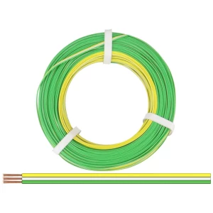 Donau Elektronik 325-354-50 pletenica 3 x 0.25 mm² žuta, bijela, zelena 50 m slika