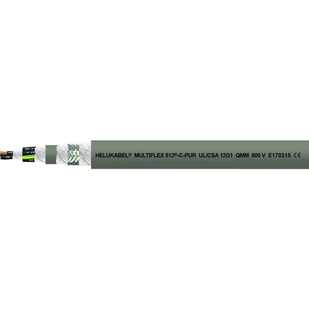 HELU 21645-1000 vod za vučni lanac M-FLEX 512-C-PUR UL 7 G 0.75 mm² siva 1000 m slika