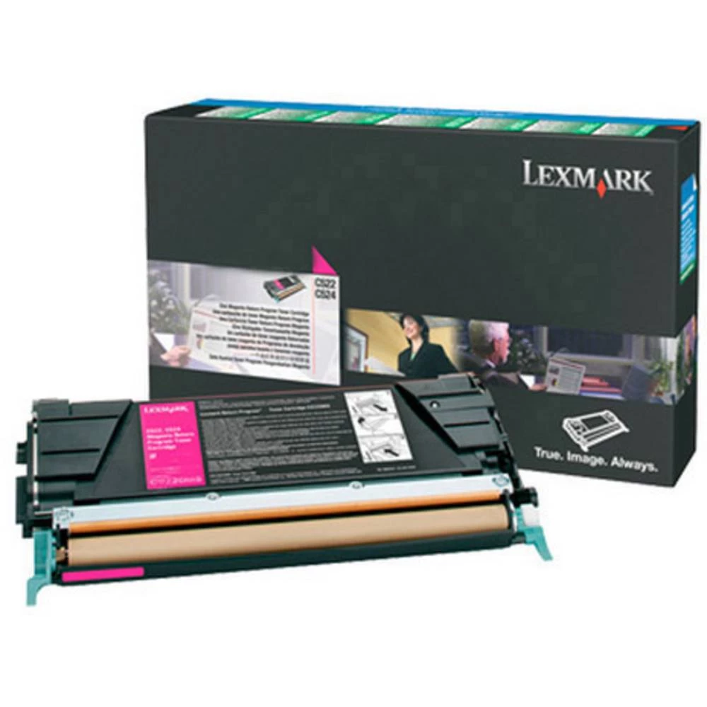 Lexmark Toner C524, C532, C534 C524H3MG Original Purpurno crven 5000 Stranica slika