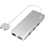 Hama 00200133 priključna stanica za prijenosno računalo USB-C™ Prikladno za marku: Apple MacBook uklj. funkcija punjenja, USB-C Power Delivery