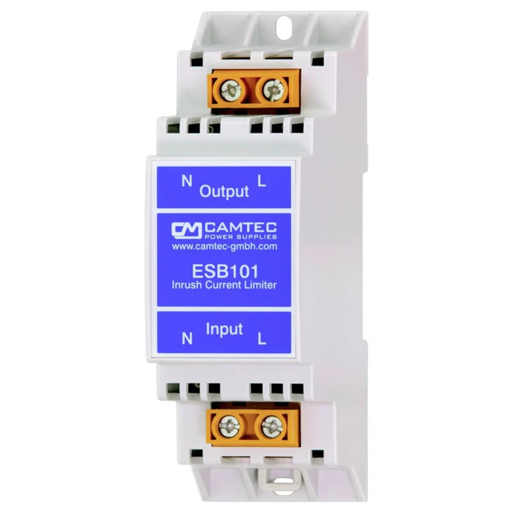 Camtec ESB101.23S(R2) Camtec ograničavač struje udara 23A 300ms 2000µF DIN šina IP20 slika
