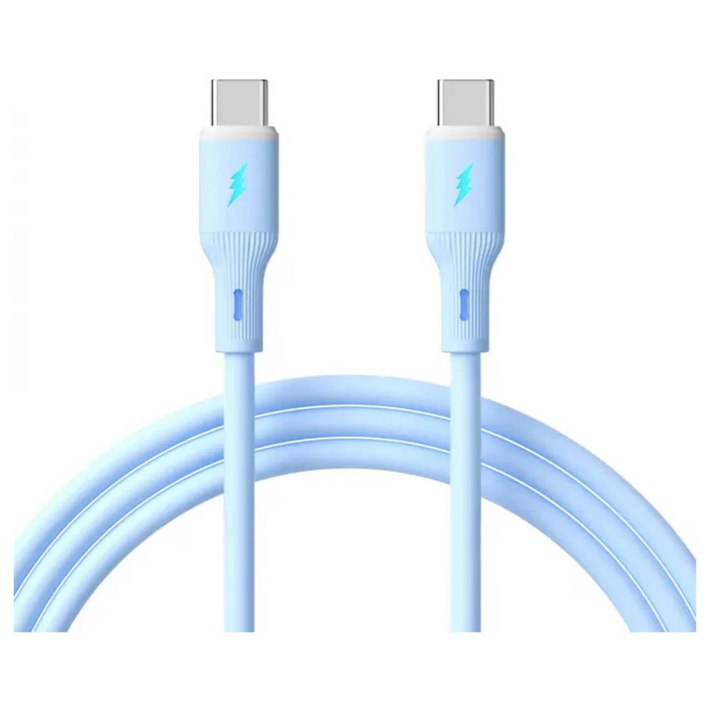 Akyga USB kabel USB-C® utikač, USB-C® utikač 1 m plava boja AK-USB-68 slika