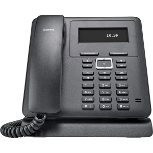 Telefon s kabelom, VoIP Gigaset Pro Maxwell Basic Handsfree, Priključak za slušalice Osvjetljeni zaslon Crna slika