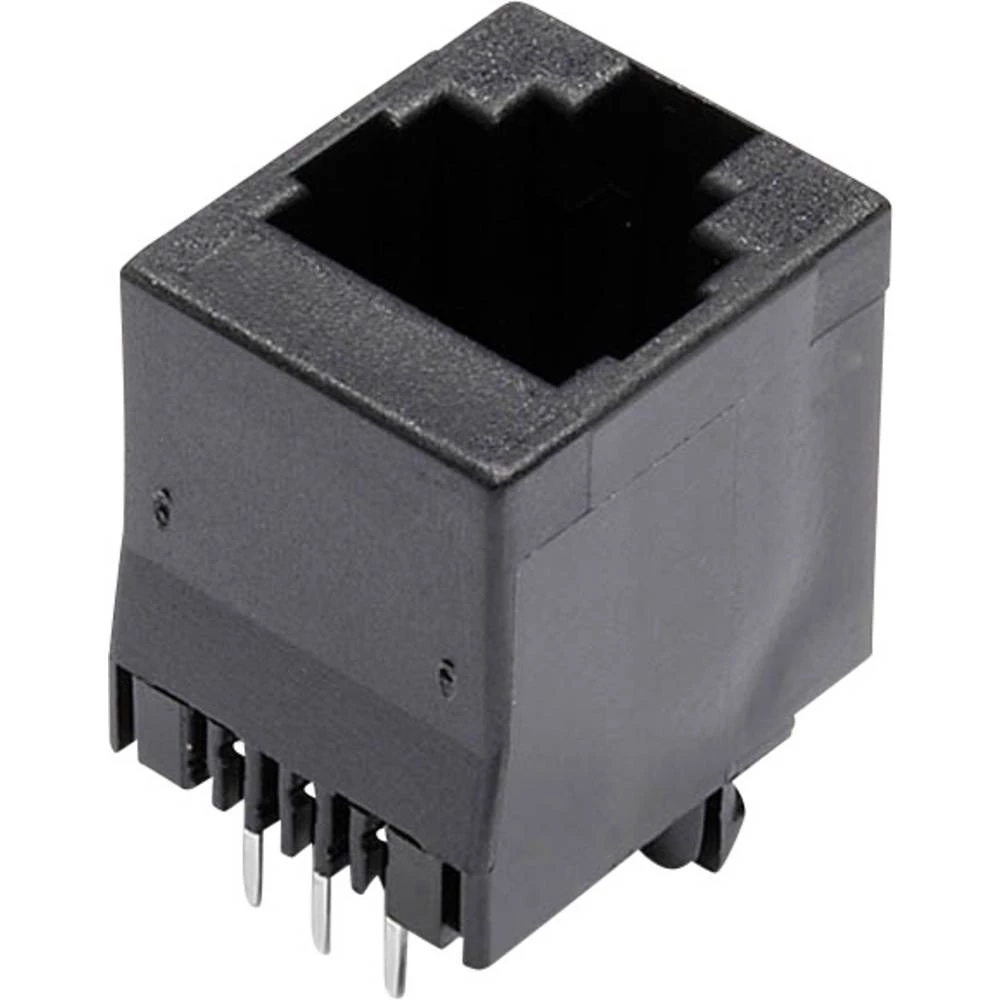 Ženski konektor, vertikalna ugradnja Crna econ connect MJTN66A 110 ST slika