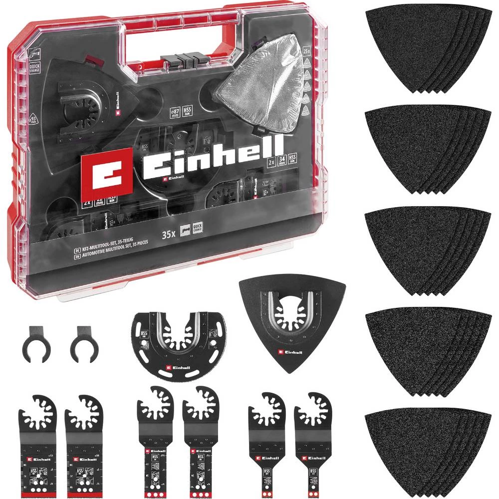 Einhell 708135 XL-PLUS-CASE BiM, HSS komplet dodatne opreme za višenamjenski alat 1 Set slika