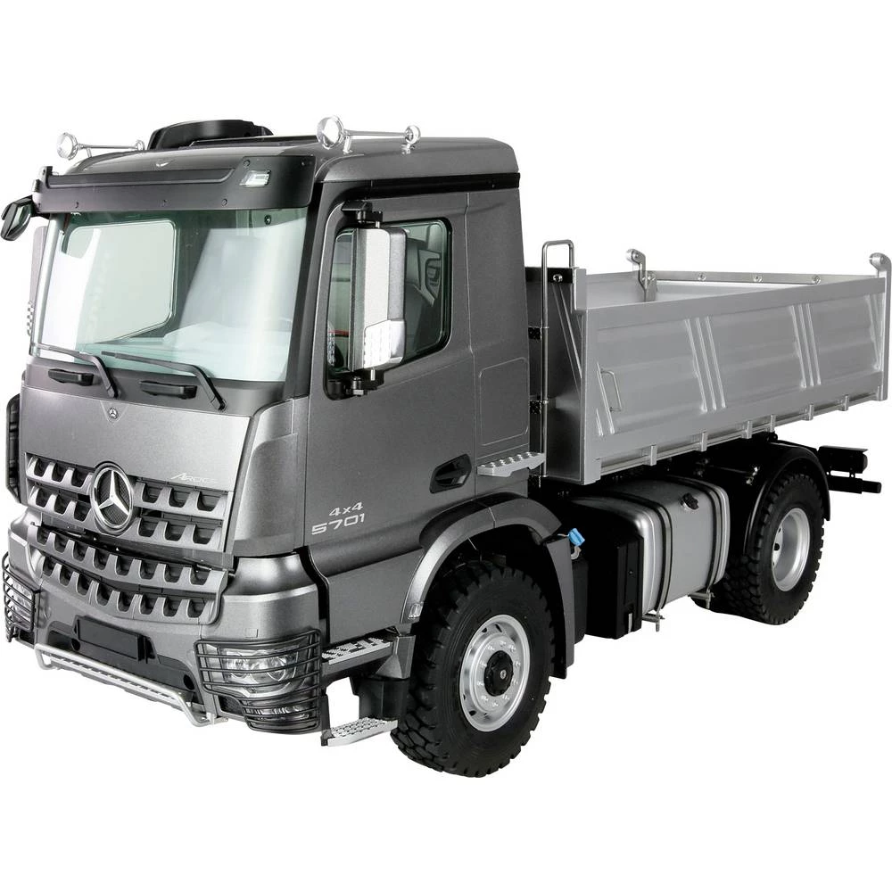 Amewi 22692 Mercedes-Benz Arocs Muldenkipper 4x4 anthrazit 1:14 električni RC model kamiona RtR slika