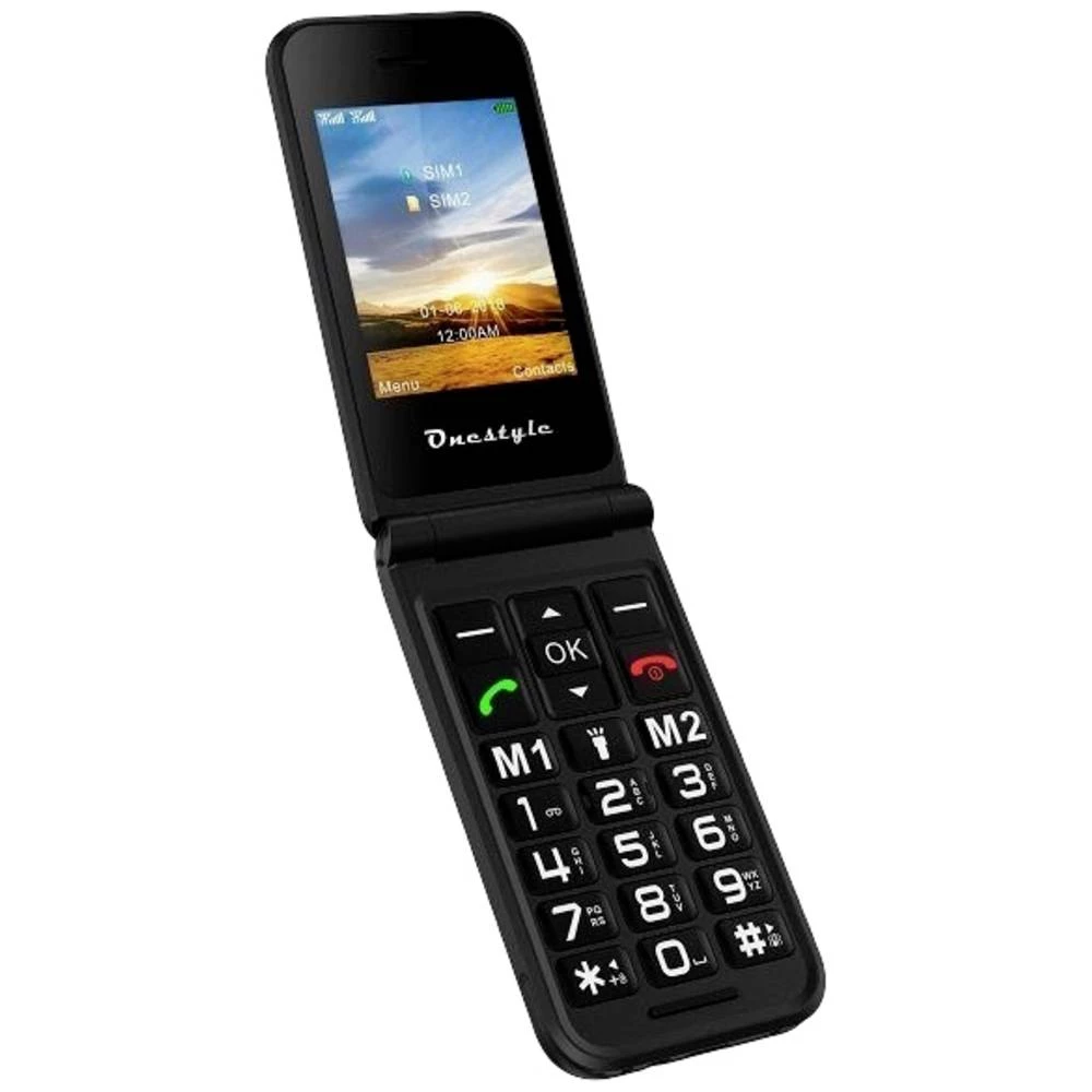 Onestyle Gold preklopni telefon crna slika