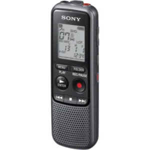 Digitalni diktafon Sony ICD-PX240 Vrijeme snimanja (maks.) 1034 h Crna, Siva Utišavanje buke slika