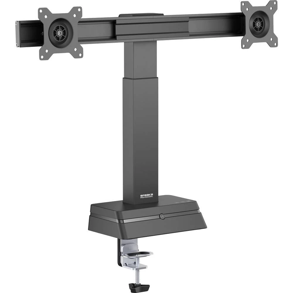 SpeaKa Professional postolje za monitor SP-EMS-100 2 Zaslon(i) 43,2 cm (17") - 68,6 cm (27") motoriziran nosač, podesiv  slika