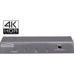 2 ulaza HDMI razdjelnik Marmitek Split 612 UHD 2.0 Mogućnost 3D upotrebe , Metalno kućište, Podržava Ultra HD, S ugrađenim repet