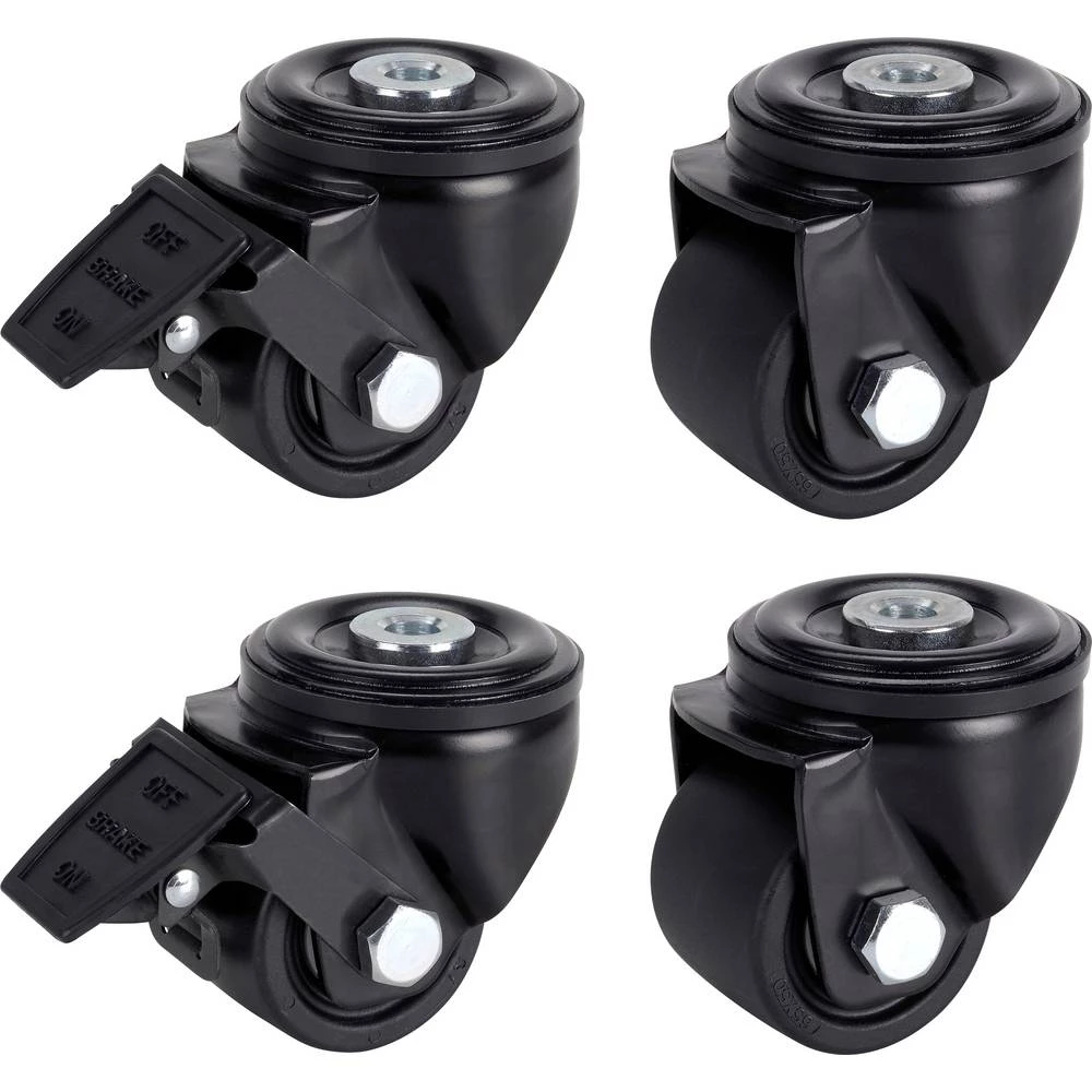 dörner + helmer 450067 okretni kotač za teške uvjete rada Promjer kotača: 65 mm Nosivost (maks.): 1500 kg 4 kom. slika
