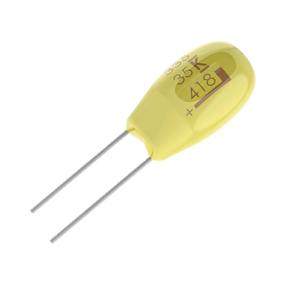 Kemet T350E106M016AT tantalov kondenzator radijalno ožičen 16 V/DC 20 % (Š x V) 5.5 mm x 8.9 mm 1 kom. slika