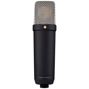 RODE Microphones NT1 5th Generation Black stojeći vokalni mikrofon Način prijenosa:žičani uklj. shock mount, uklj. kabel, uklj. torba slika