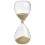 TFA Dostmann  pješčani sat zlatna, prozirna analogni