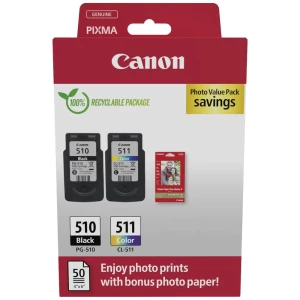 Canon tinta PG-510/CL-511 Photo Value Pack original 2-dijelno pakiranje crn, kromatski optimizer, purpurno crven, žut 29 slika