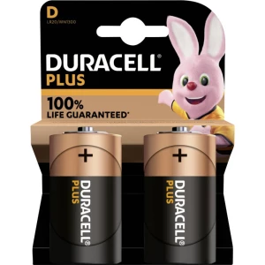 Duracell Plus-D K2 mono (l) baterija alkalno-manganov  1.5 V 2 St. slika