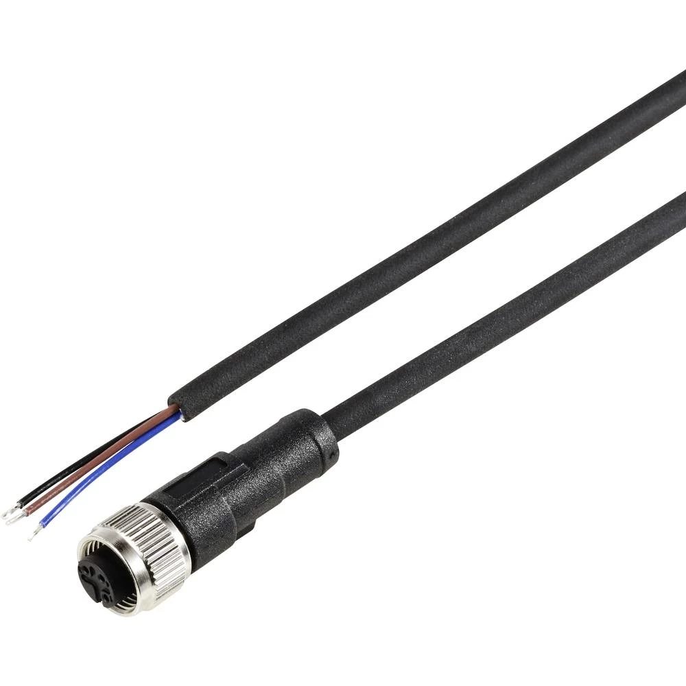 TRU COMPONENTS TC-12833148 priključni kabel za senzor/aktivator M12 konektor, ravni 5 m Broj polova: 3 1 St. slika