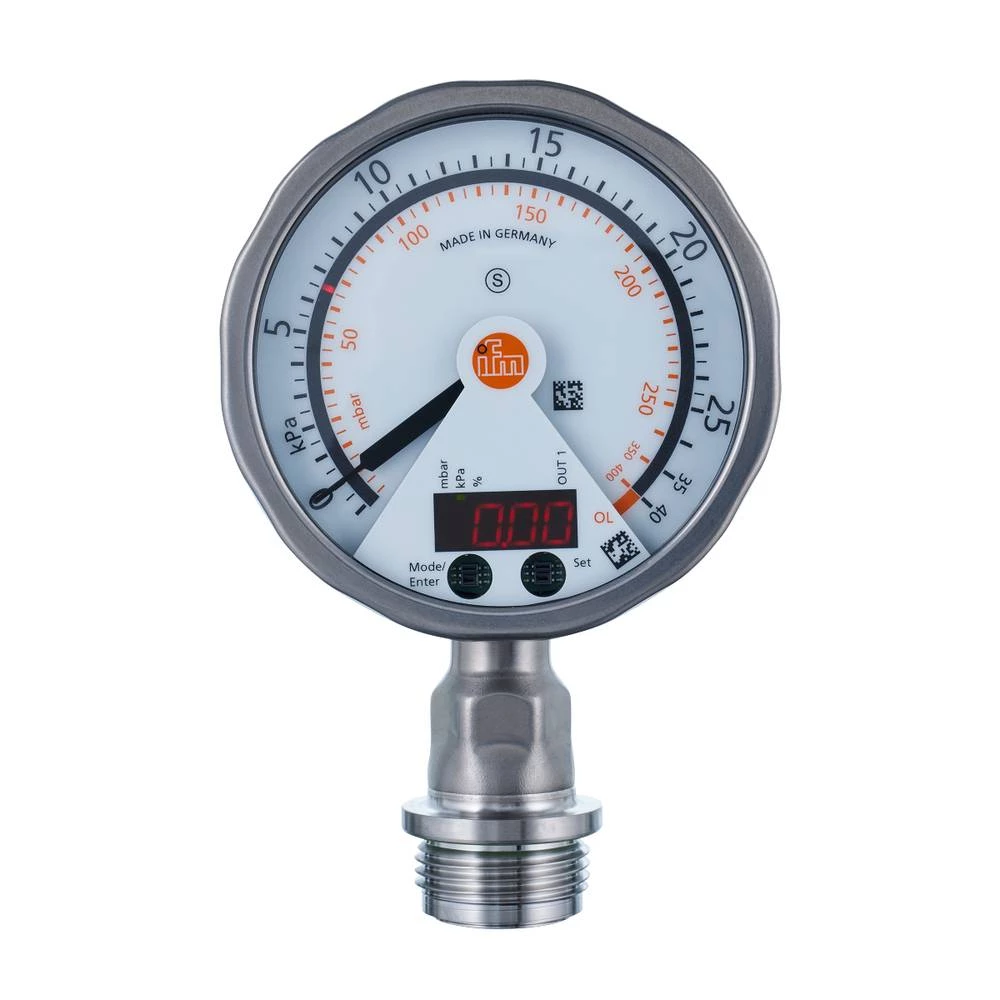 ifm Electronic tlačni senzor 1 St. PG2738 -1 kPa do 25 kPa M12 1 otvarač, 1 zatvarač, analogni slika