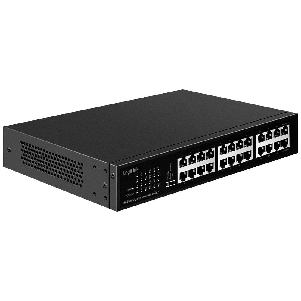 LogiLink NS1324 19" mrežni prekidač 24 ulaza 48 Gbit/s slika