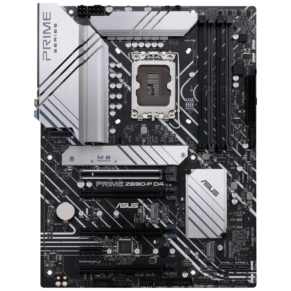 Asus PRIME Z690-P D4 matična ploča Baza Intel® 1700 Faktor oblika (detalji) ATX Set čipova matične ploče Intel® Z690 slika