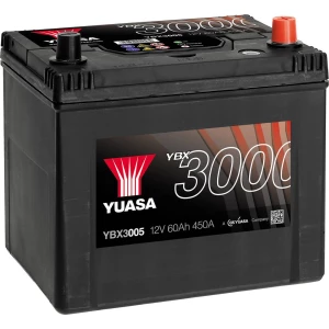 Auto baterija Yuasa SMF YBX3005 12 V 60 Ah T1 Smještaj baterije 0 slika
