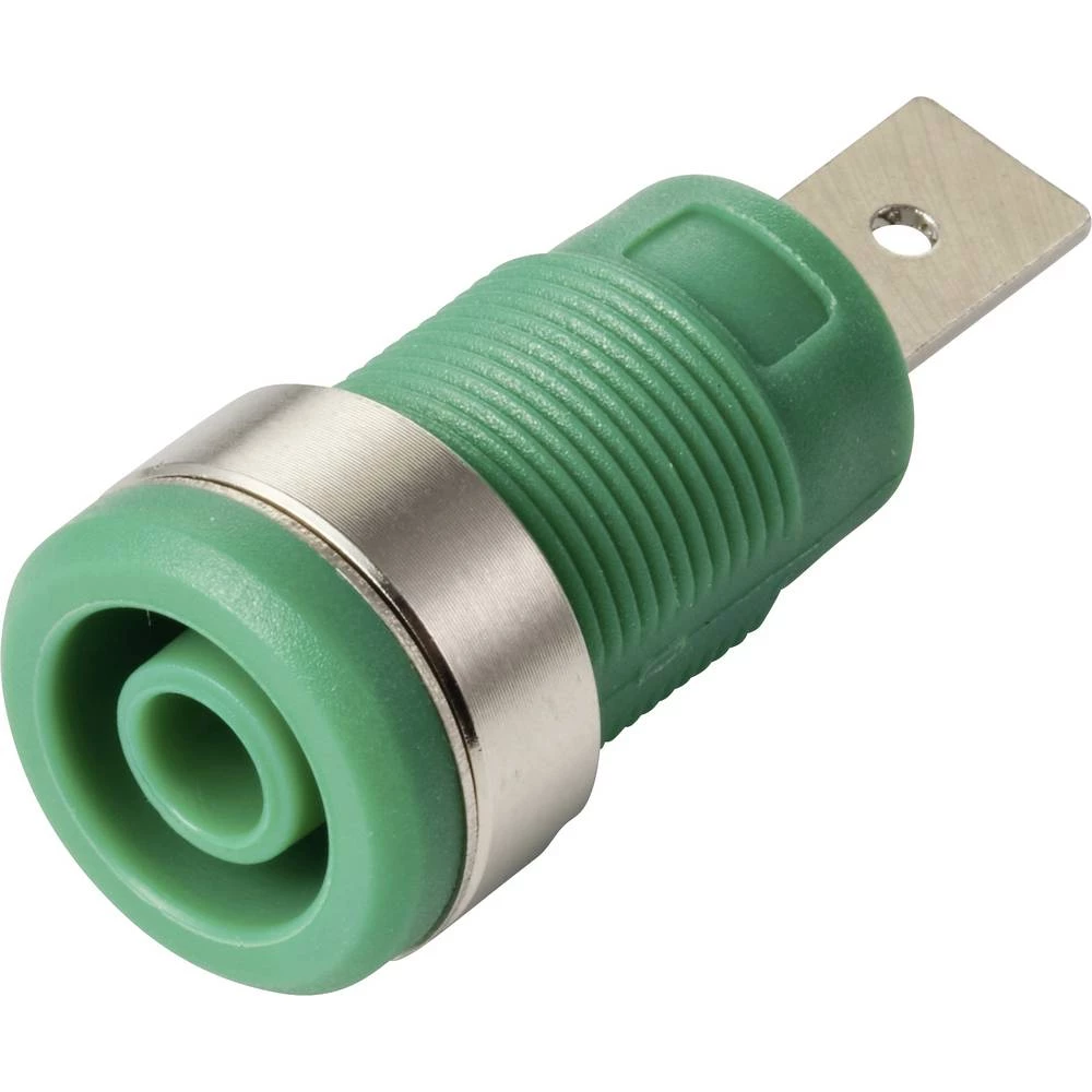 TRU COMPONENTS MP-32 grün sigurnosna ugrađena utičnica žženski konektor, ravni Zatik-Ø: 4 mm zelena 1 kom. Bulk slika