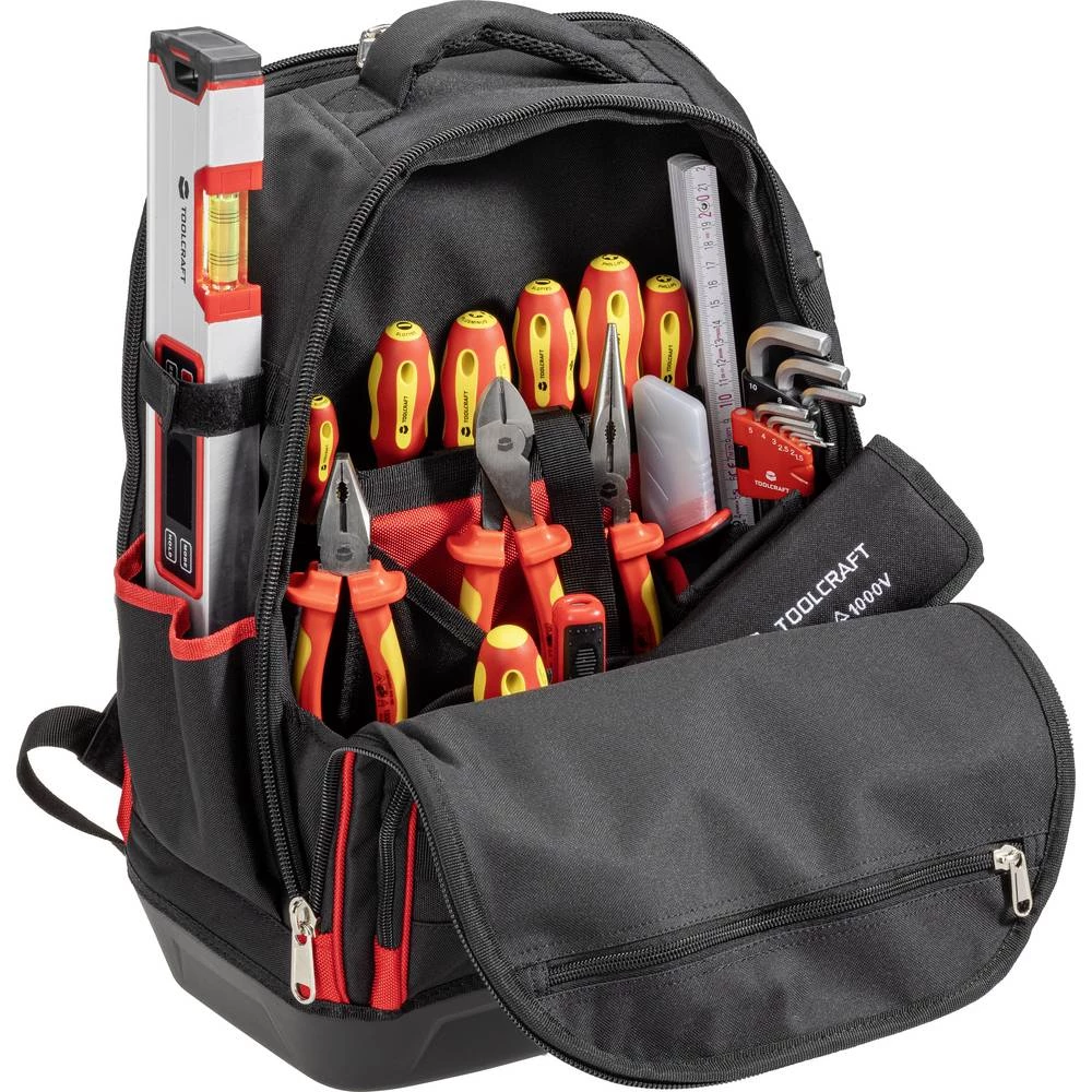 TOOLCRAFT TO-10672410 VDE ruksak za alat-sa sadržajem (Š x V x D) 35 x 45 x 23 cm slika