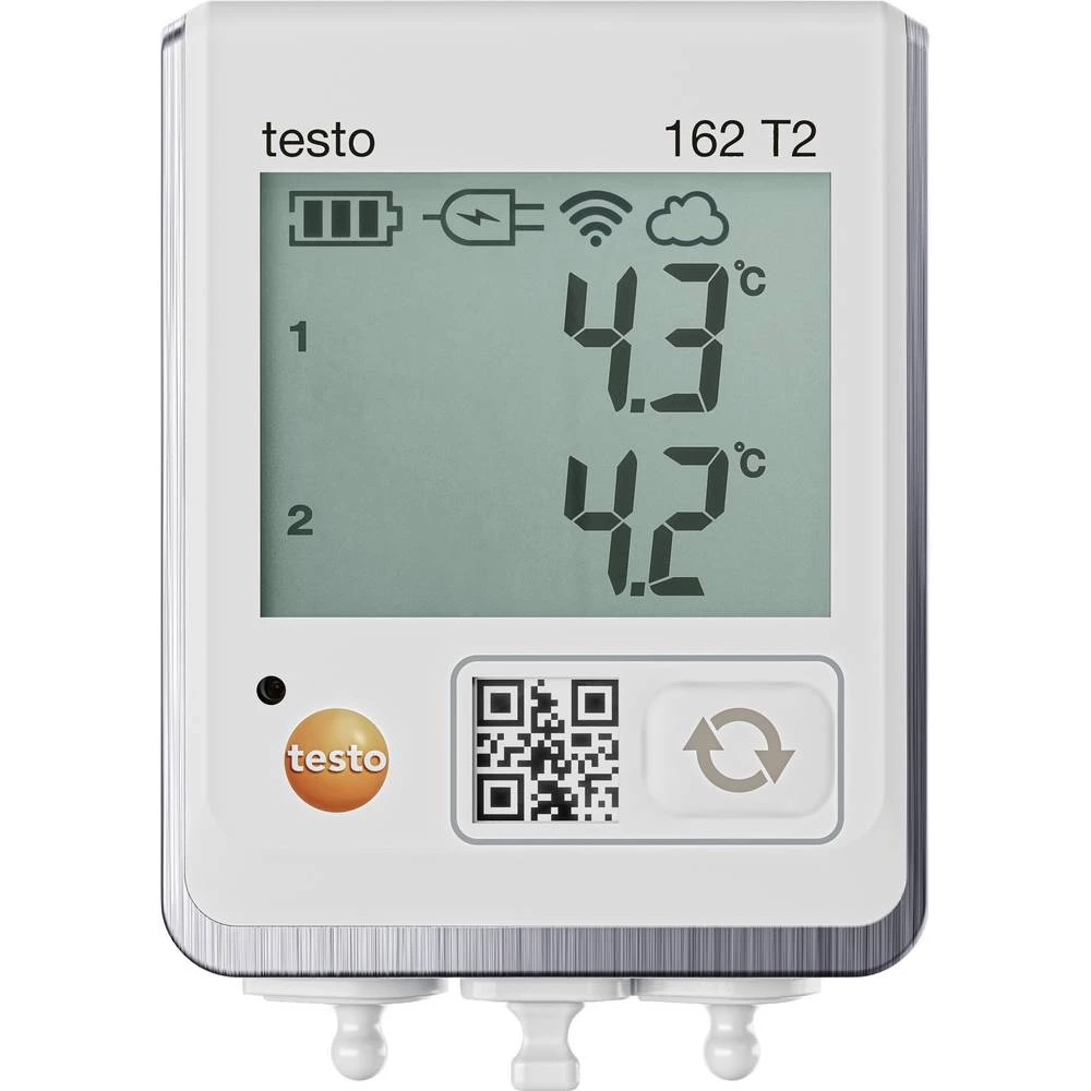 testo 0572 1622 162 T2 uređaj za pohranu podataka temperature Mjerena veličina temperatura -50 do 150 °C uklj. zidni nos slika