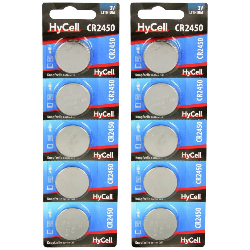 Ansmann CR2450 10er Pack komplet gumbastih baterija CR 2450 litijev 540 mAh  10 St. slika