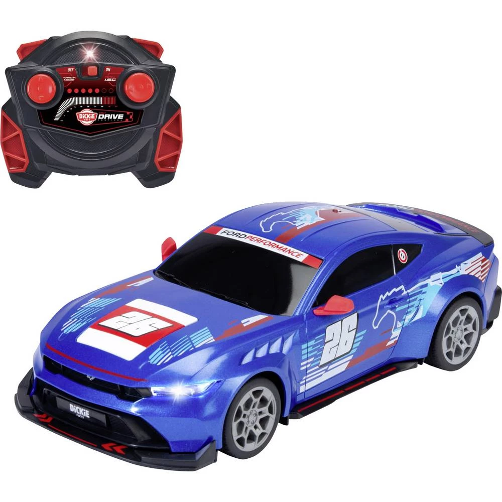 Dickie Toys 201105014 RC Ford Mustang Customized, Try Me, RTR 1:16 RC model automobila za početnike električni sportski slika