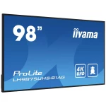 Iiyama PROLITE LH9875UHS-B1AG Digital Signage zaslon Energetska učinkovitost 2021: G (A - G) 249 cm 98 palac 3840 x 2160