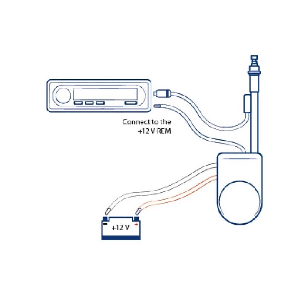Blaupunkt Autojet 22 automobilska antena na izvlačenje slika