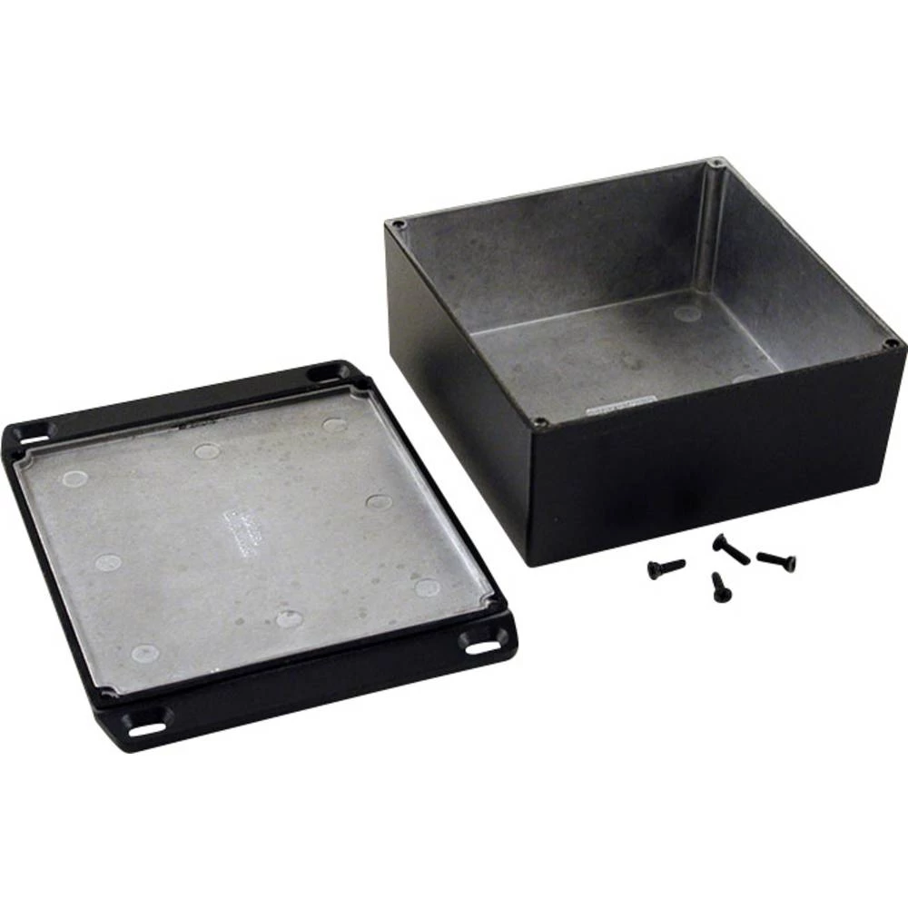 Univerzalno kućište 125 x 125 x 57 Aluminijum Crna Hammond Electronics 1590WKKFLBK 1 ST slika