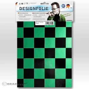 Dizajnerska folija Oracover Easyplot Fun 3 87-047-071-B (D x Š) 300 mm x 208 cm Sedefasto-zeleno-crna slika