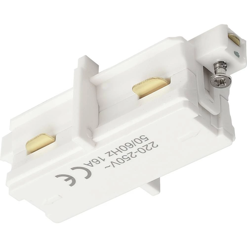 Deko Light 720014 D One komponenta za visokonaponski sustav šina uzdužni priključak bijela slika