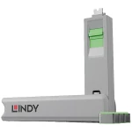 LINDY Zaključavanje USB-C™ priključka  4-dijelni komplet zelena  uklj. 1 ključ 40426